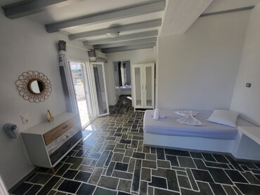 Double bed for guests