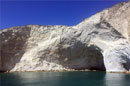 sea caves in milos