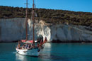 sailing around milos