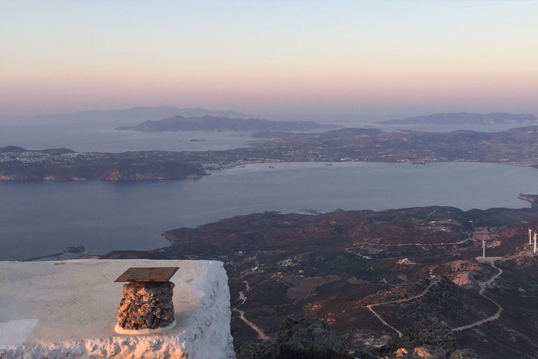 view from profitis ilias